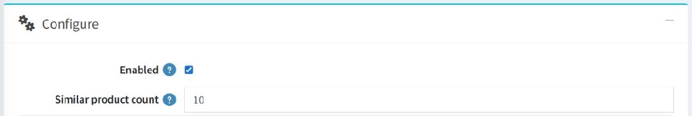 product similarity engine plugin allows to add similar product count